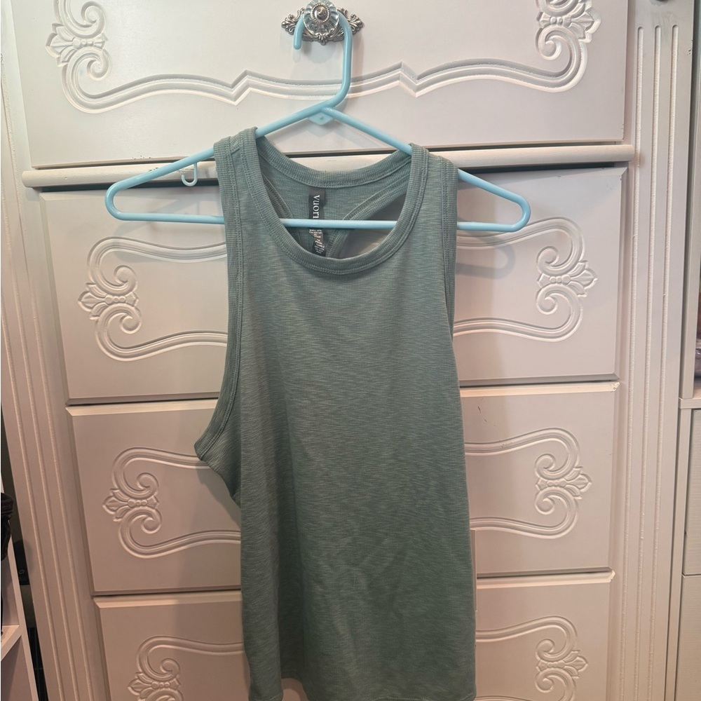 Vuori Sage Green Muscle Tank Top
